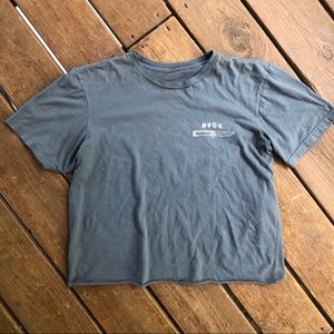 Vintage Graphic RVCA T-shirt Cropped Medium